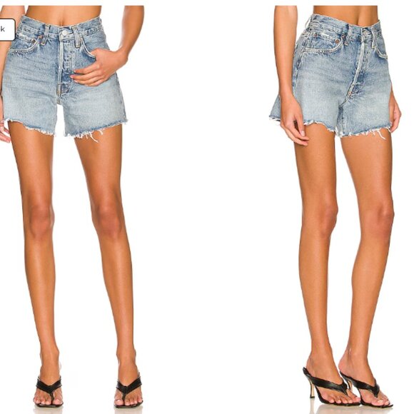 Agolde Parker Long Shorts in Wheel Size 28 NWT - Picture 2 of 14